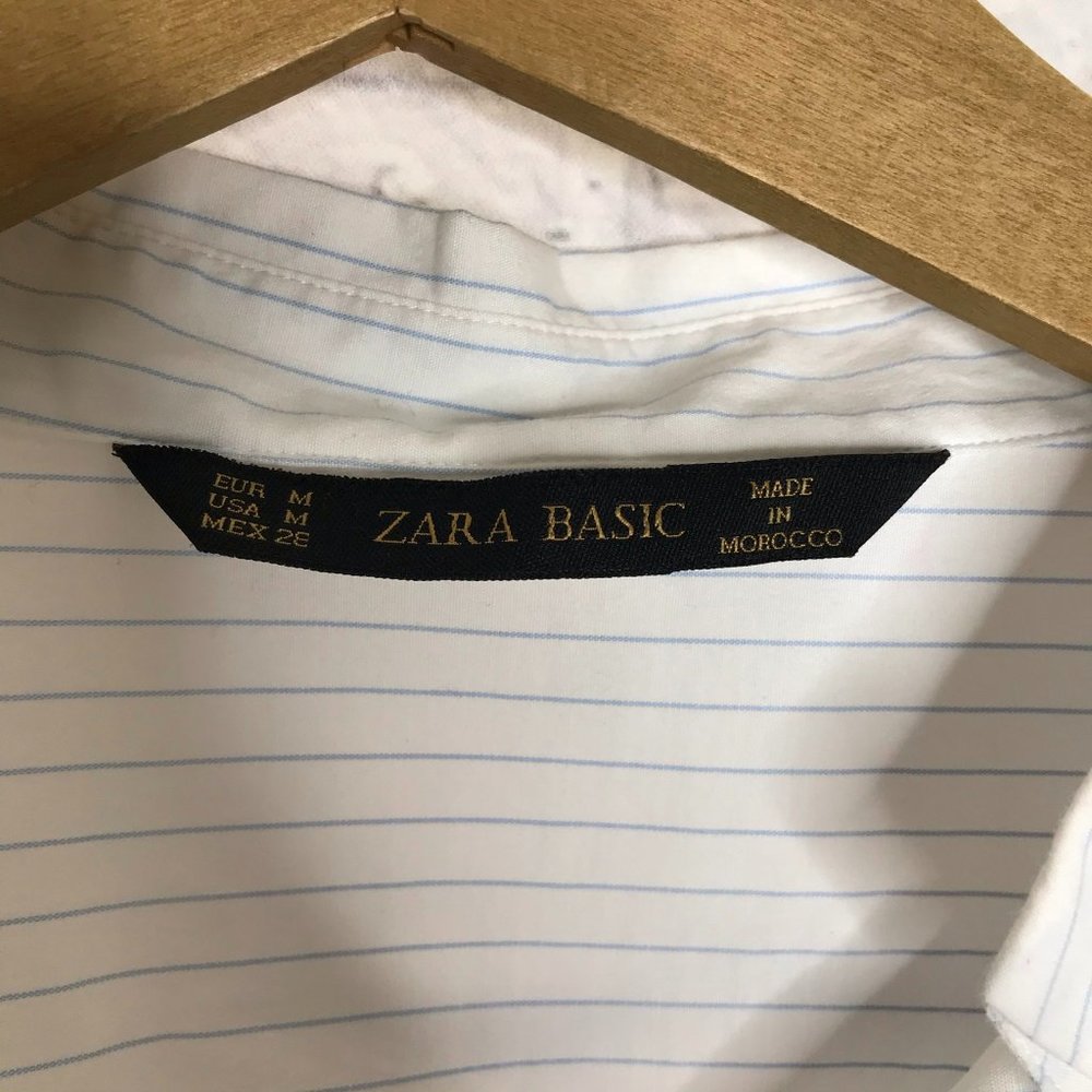 Zara White Button Down Shirt - Picture 7 of 7